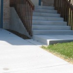New drive and stairs